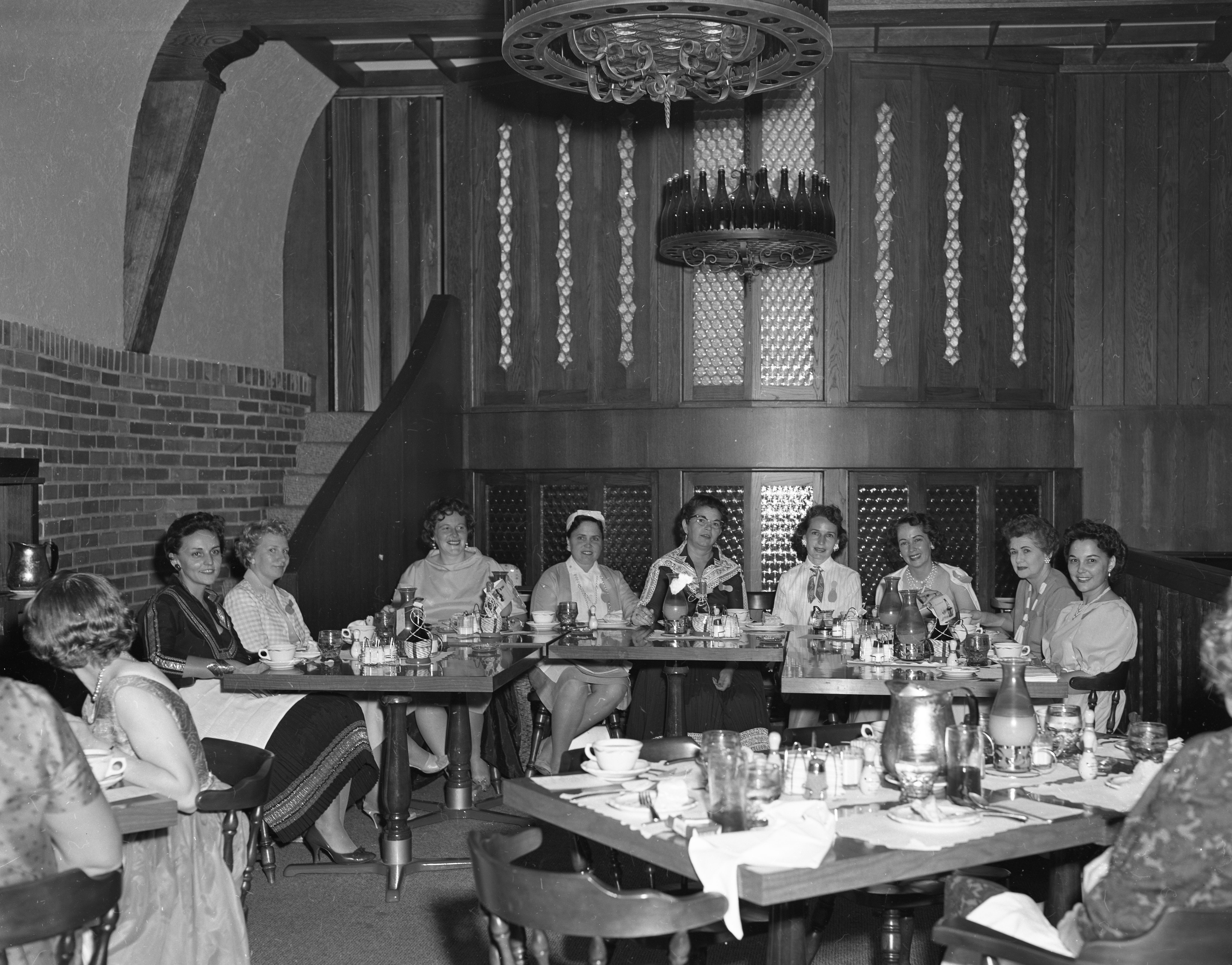 Convair women's bowling club members.
