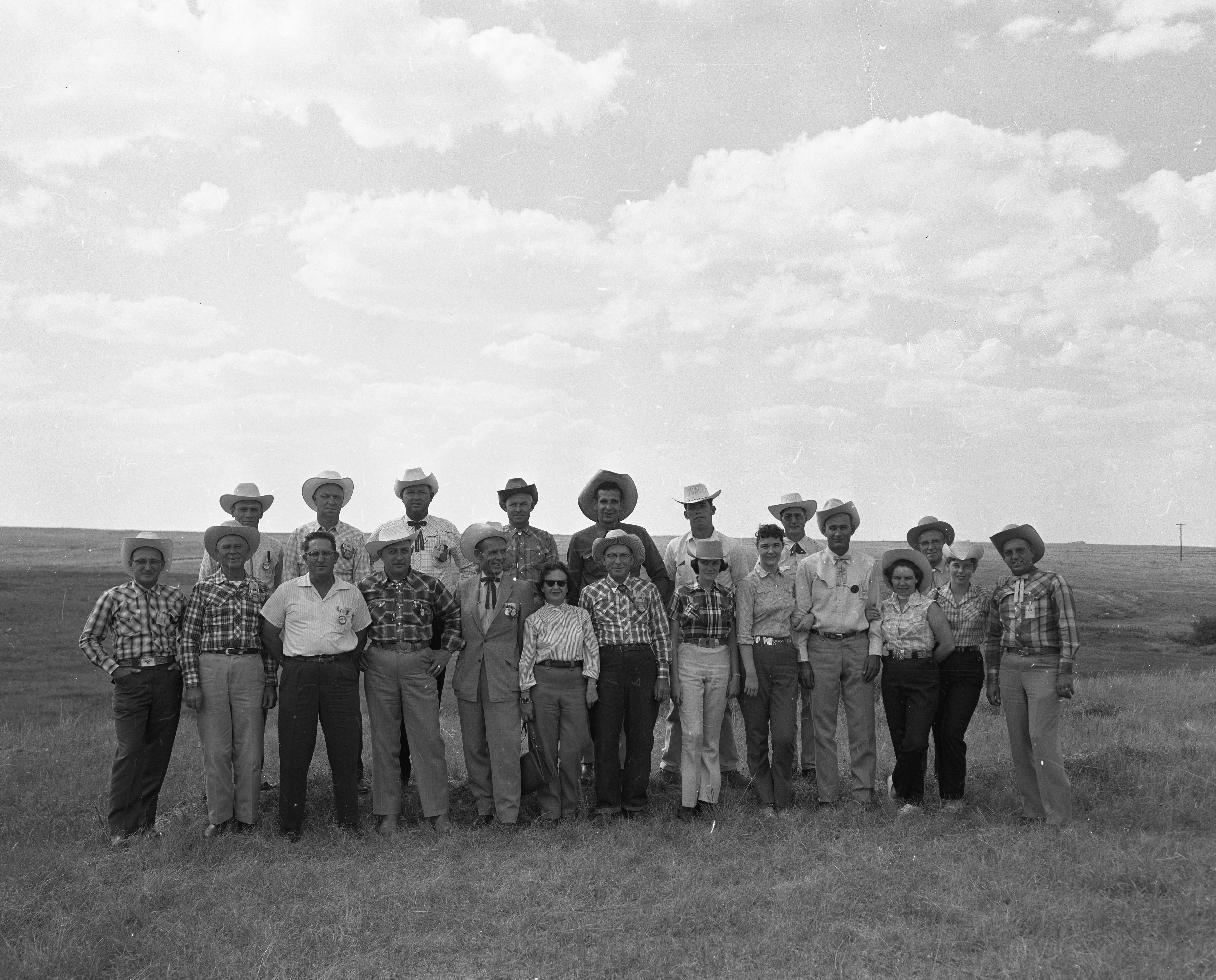 Convair employees in attendance at Frontier Days celebration in Cheyenne, Wyoming