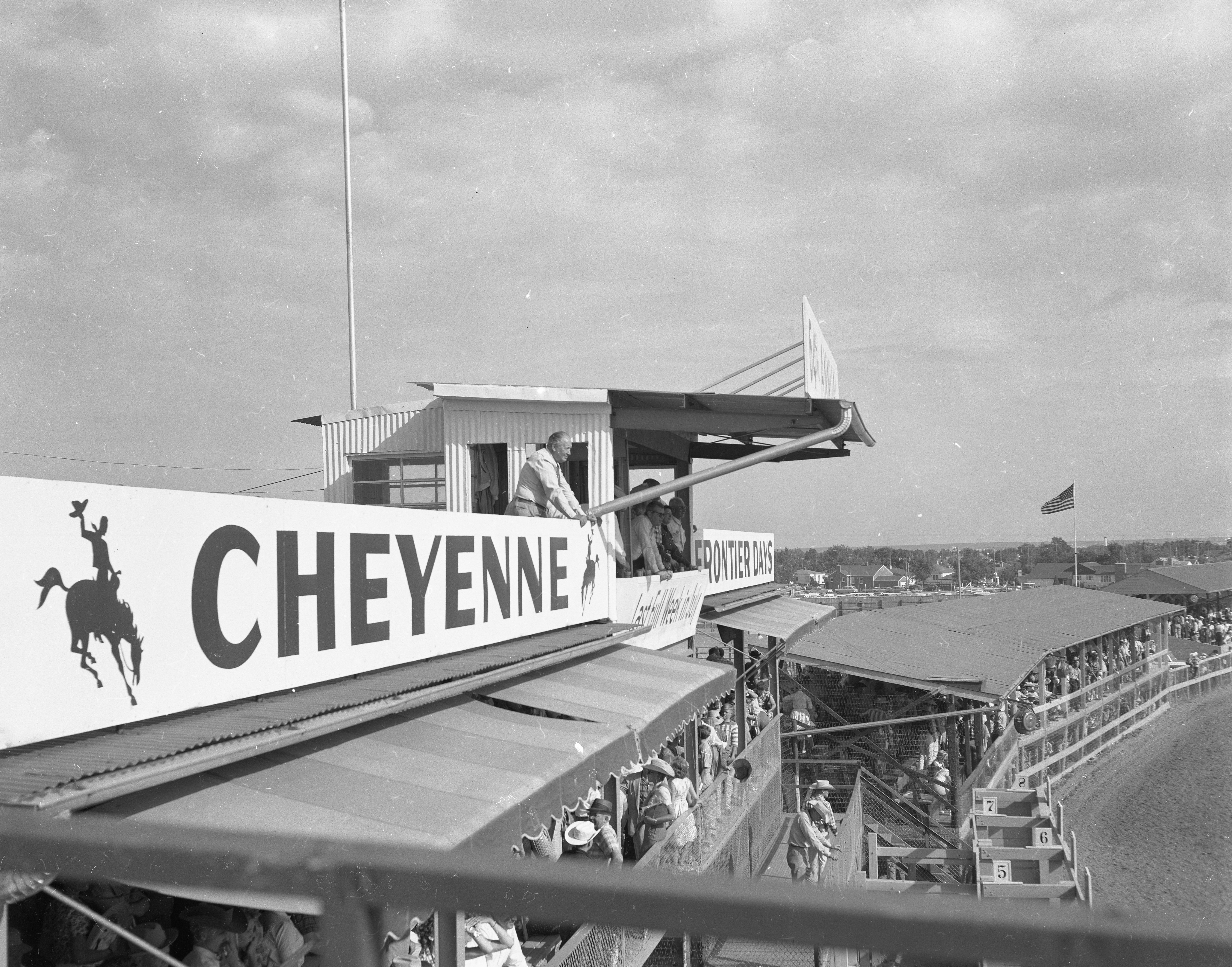 Frontier Days stands.
